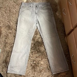 Kenneth Cole mens grey denim jeans